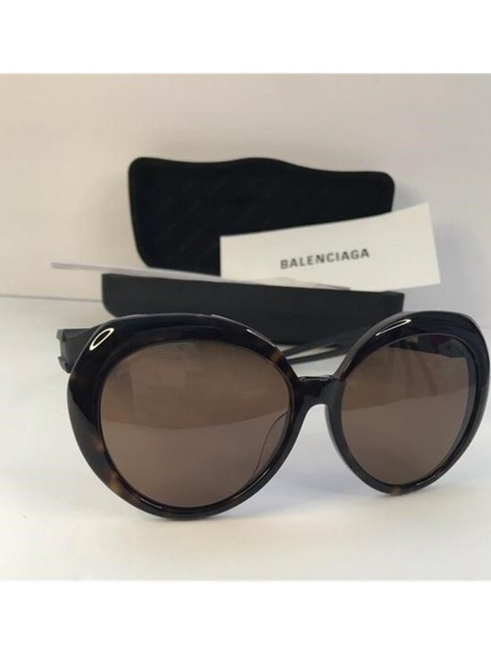 New Authentic Balenciaga Women\'s BB0024SA BB/0024/SA Fashion Round Sunglasses